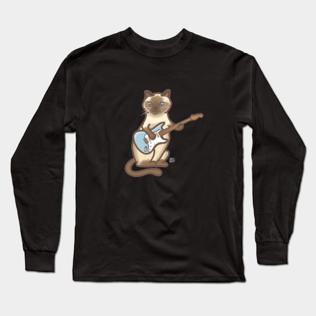 Siamese Cat Commission Long Sleeve T-Shirt by KatiaMart